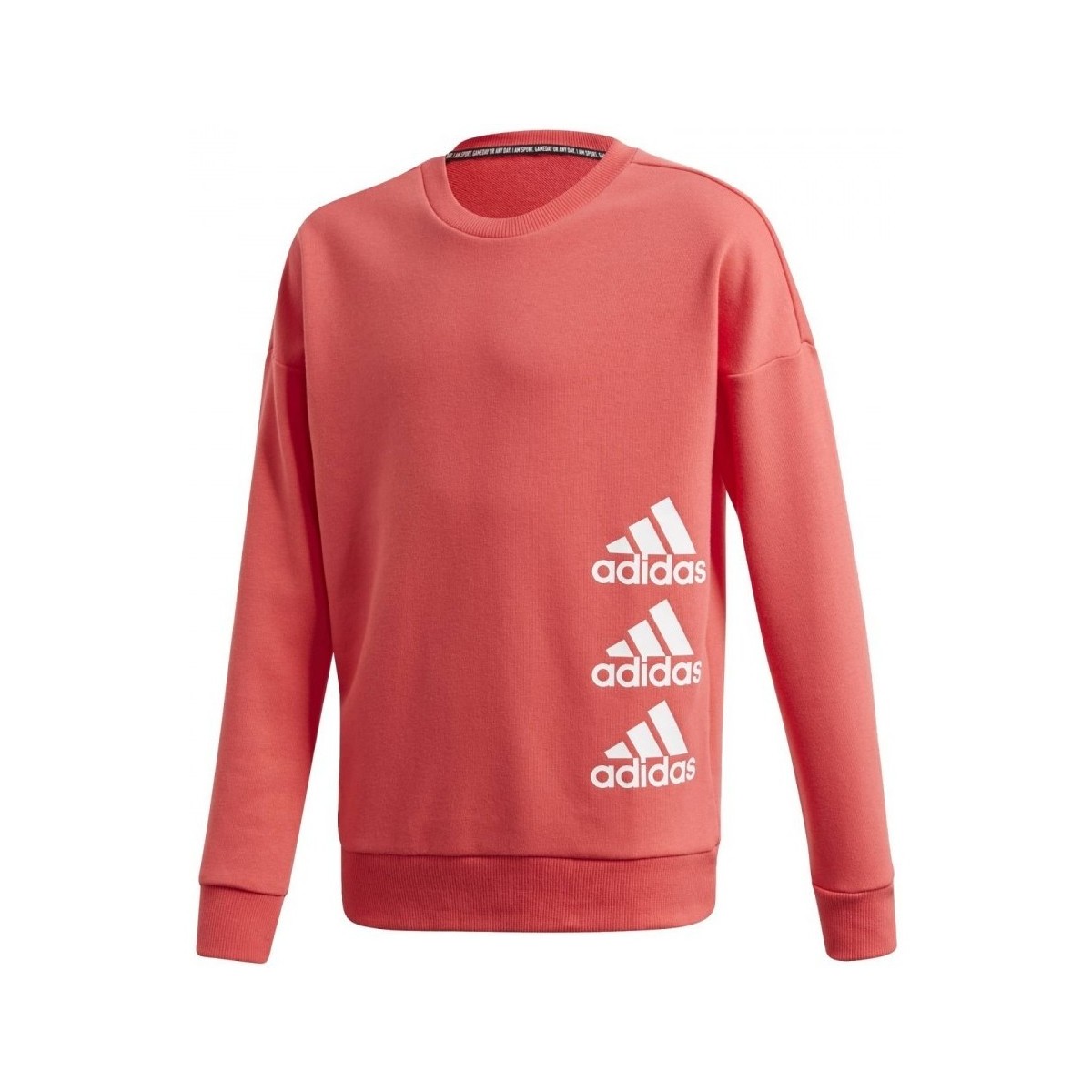 Textiel Meisjes Sweaters / Sweatshirts adidas Originals Jg Mh Crew Roze