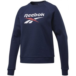 Textiel Dames Sweaters / Sweatshirts Reebok Sport Cl F Big Vector Crew Ft Blauw