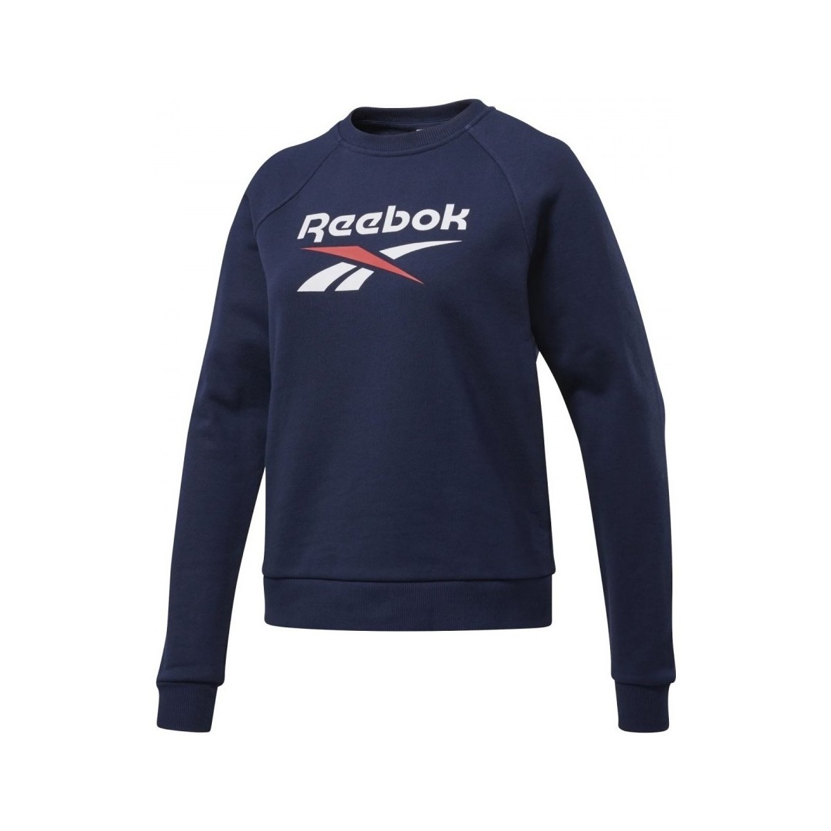 Textiel Dames Sweaters / Sweatshirts Reebok Sport Cl F Big Vector Crew Ft Blauw