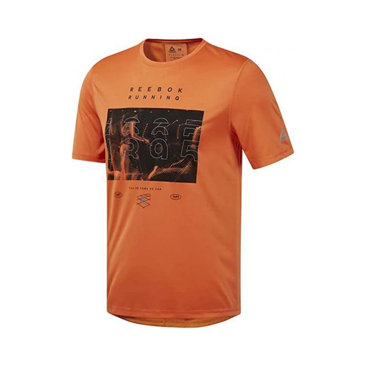 Textiel Heren T-shirts & Polo’s Reebok Sport Re Run Crew Tee Oranje