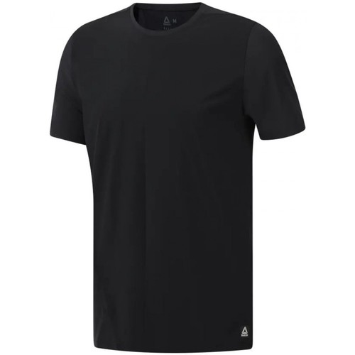 Textiel Jongens T-shirts korte mouwen Reebok Sport Training Supply Woven Tee Zwart