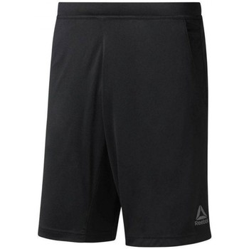Textiel Heren Korte broeken / Bermuda's Reebok Sport Speedwick Knit Short Zwart