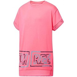Textiel Jongens T-shirts korte mouwen Reebok Sport Gsqd J Tee Roze