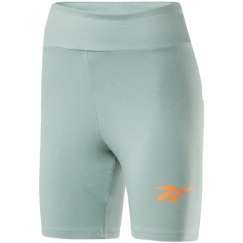Textiel Dames Korte broeken / Bermuda's Reebok Sport Cl V Logo Bike Shorts Groen