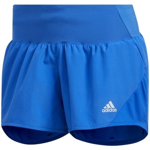 Textiel Dames Korte broeken / Bermuda's adidas Originals Run It Short 3S Blauw