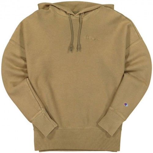 Textiel Heren Sweaters / Sweatshirts Champion Reverse Weave Small Script Logo Hooded Sweatshirt Groen