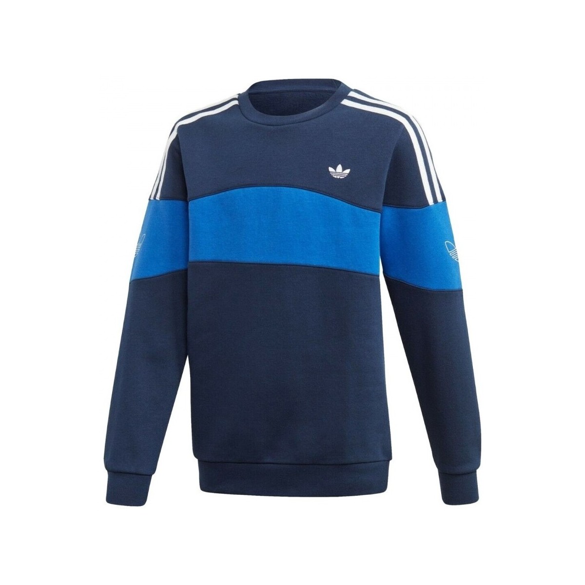 Textiel Kinderen Sweaters / Sweatshirts adidas Originals Bandrix Crew Blauw