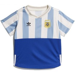 Textiel Jongens T-shirts & Polo’s adidas Originals Argentina Football Tee Blauw