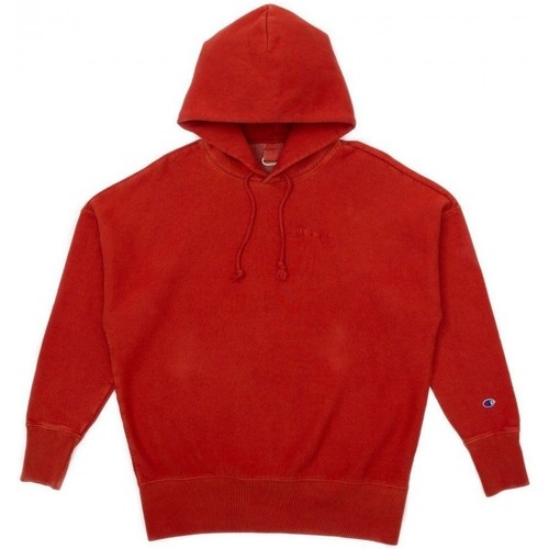 Textiel Heren Sweaters / Sweatshirts Champion Reverse Weave Small Script Logo Hooded Sweatshirt Rood
