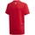 Textiel Kinderen T-shirts korte mouwen adidas Originals Big Trefoil Tee Rood