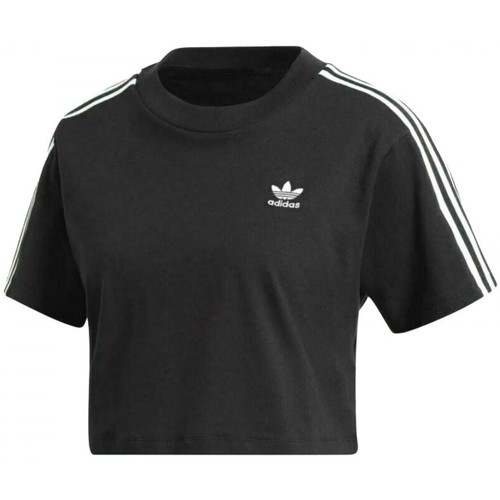 Textiel Dames T-shirts & Polo’s adidas Originals Cropped Tee Zwart