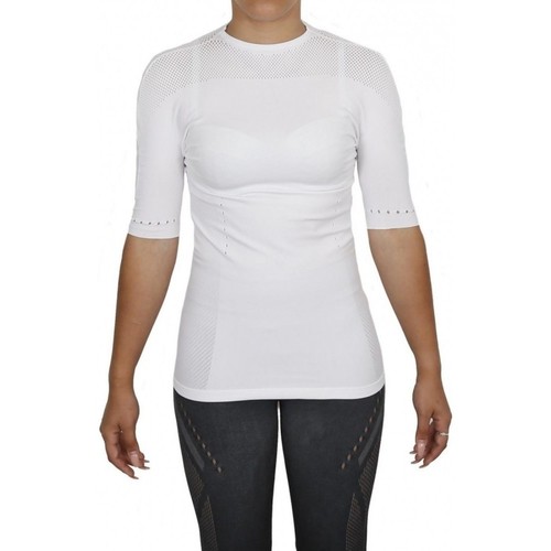 Textiel Dames T-shirts & Polo’s adidas Originals Wrap Knit Tee Wit