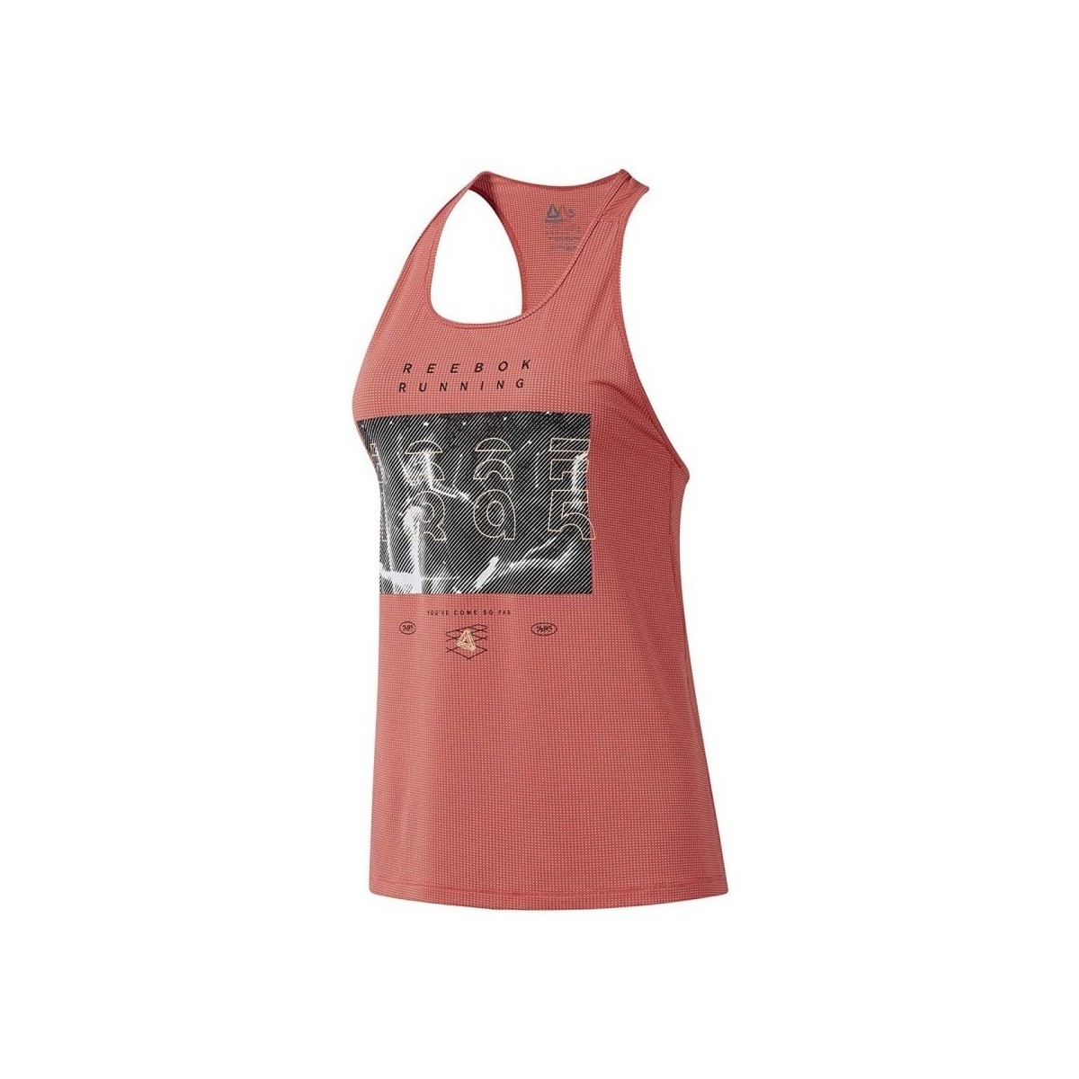 Textiel Dames Mouwloze tops Reebok Sport Running Essentials Roze