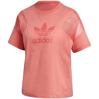 Textiel Dames T-shirts & Polo’s adidas Originals Ss T-Shirt Roze