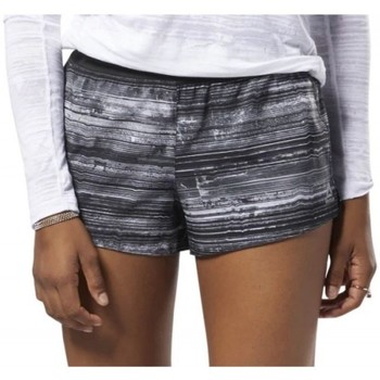 Textiel Dames Korte broeken / Bermuda's Reebok Sport Os 3In Knit Woven-Stratif Zwart