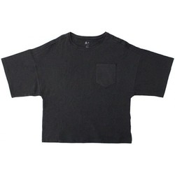 Textiel Dames T-shirts & Polo’s Reebok Sport Ts Pocket Tee Zwart