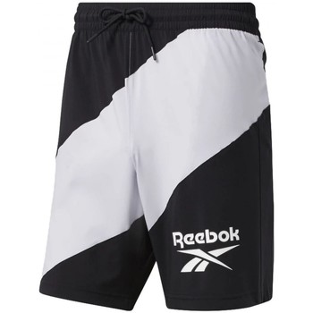 Textiel Heren Korte broeken / Bermuda's Reebok Sport Wor Woven Graphic Short Zwart