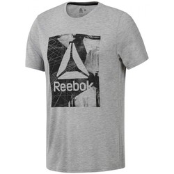 Textiel Heren T-shirts & Polo’s Reebok Sport Workout Ready Supremium Graphic Grijs