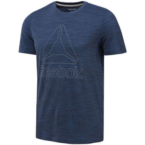 Textiel Heren T-shirts & Polo’s Reebok Sport El Marble Group Tee Blauw