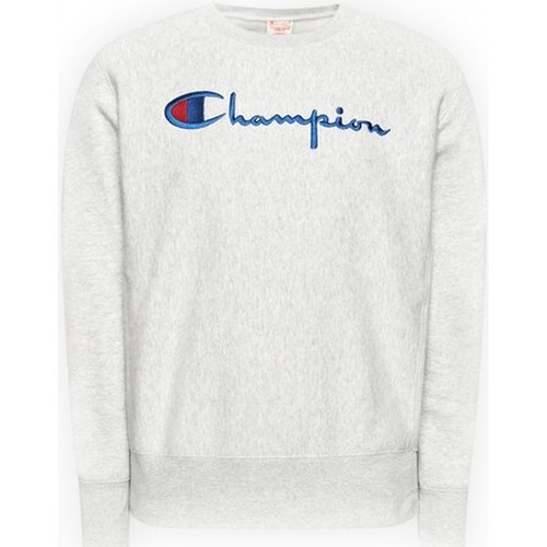 Textiel Heren Sweaters / Sweatshirts Champion Reverse Weave Script Logo Crewneck Sweatshirt Grijs