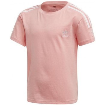 Textiel Kinderen T-shirts korte mouwen adidas Originals New Icon Tee Roze