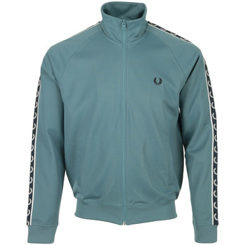 Fred Perry Contrast Tape Track Jacket Blauw