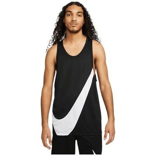 Textiel Heren T-shirts & Polo’s Nike CROSSOVER JERSEY Zwart