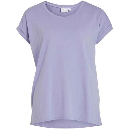 Textiel Dames T-shirts & Polo’s Vila  Violet