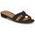 Schoenen Dames Leren slippers Esprit 043EK1W305-001 Zwart