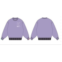 Textiel Sweaters / Sweatshirts Kickers Big K Sweater Violet