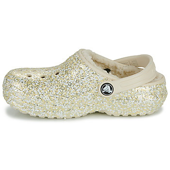 Crocs Classic Lined Glitter Clog K Beige / Goud