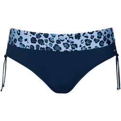 Textiel Dames Bikinibroekjes- en tops Lisca Hoge taille zwembroekje met verstelbare zijkanten Veracruz Blauw