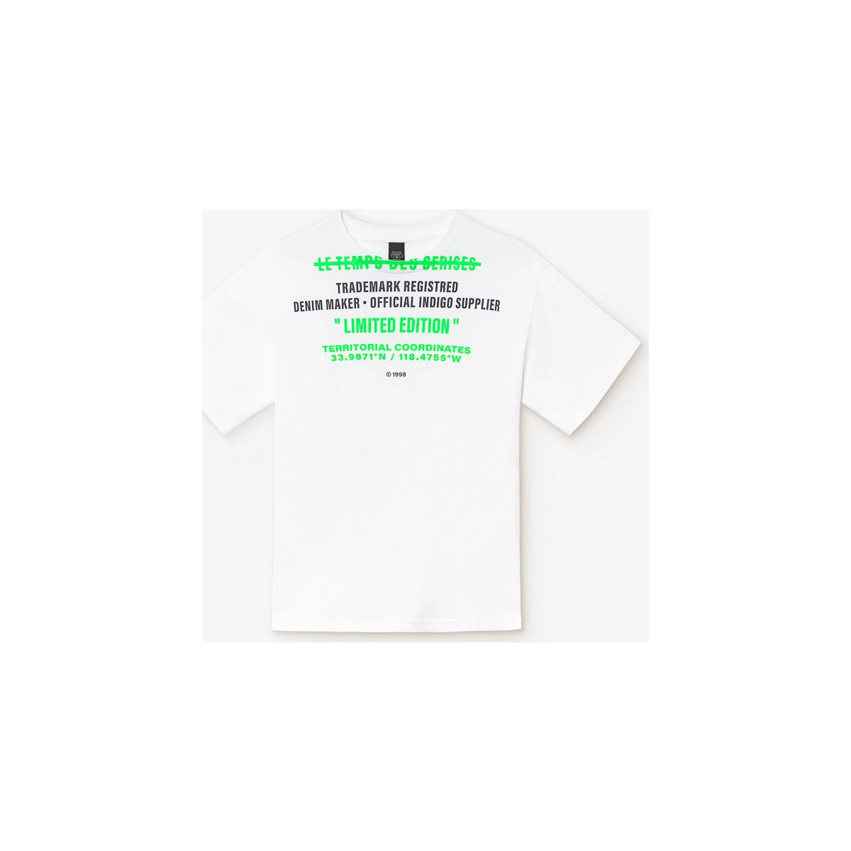 Textiel Jongens T-shirts & Polo’s Le Temps des Cerises T-shirt MOCHIBO Wit