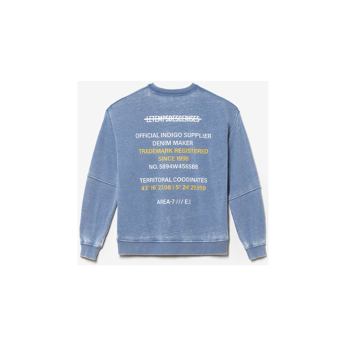 Textiel Jongens Sweaters / Sweatshirts Le Temps des Cerises Sweater NAYBO Blauw
