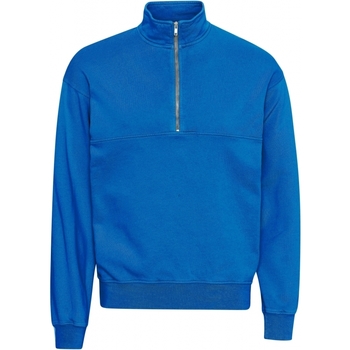 Textiel Sweaters / Sweatshirts Colorful Standard Sweatshirt 1/4 zip  Organic pacific blue Blauw