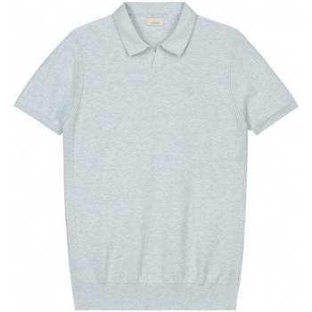 Textiel Heren T-shirts & Polo’s Dstrezzed Polo Melange Slub Lichtblauw Blauw