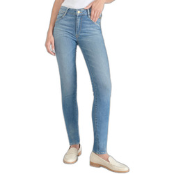 Textiel Dames Jeans Le Temps des Cerises Jeans taille haute femme  Pulp Reg Foxe Blauw