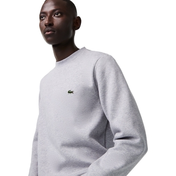 Lacoste Organic Brushed Cotton Sweatshirt - Gris Grijs