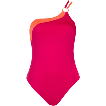 Lisca Asymmetrisch eendelig zwempak zonder beugel Laos  Cheek Roze