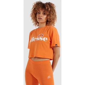 Textiel Dames T-shirts korte mouwen Ellesse CAMISETA MANGA CORTA MUJER  SGI04484 Oranje