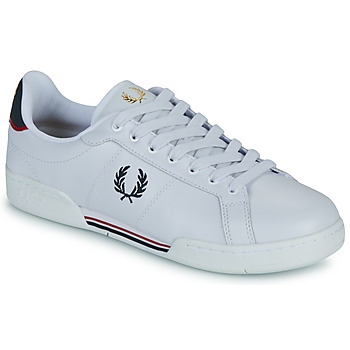 Schoenen Heren Lage sneakers Fred Perry B722 LEATHER Wit