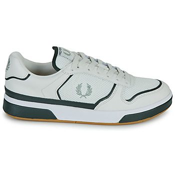 Fred Perry B300 LEATHER/MESH Wit / Zwart