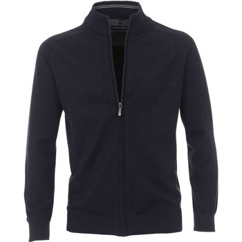 Textiel Heren Sweaters / Sweatshirts Casa Moda Vest Zip Donkerblauw Blauw