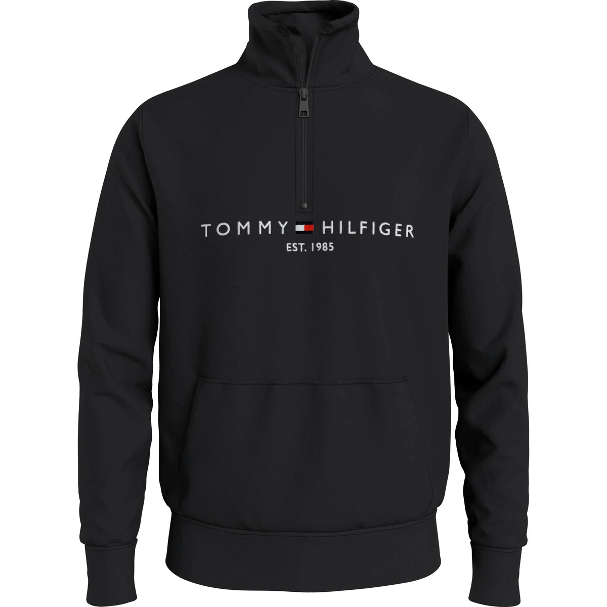 Textiel Heren Sweaters / Sweatshirts Tommy Hilfiger Big and Tall Mockneck Zwart Zwart