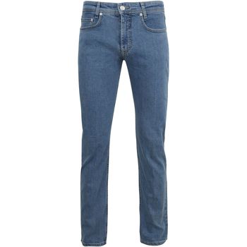 Textiel Heren Broeken / Pantalons Mac Jeans Arne Pipe Light Indigo Blauw