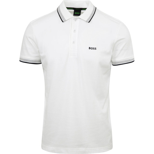 Textiel Heren T-shirts & Polo’s BOSS Paddy Polo Wit Wit