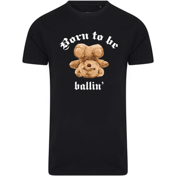 Textiel Heren T-shirts korte mouwen Ballin Est. 2013 Born To Be Tee Zwart