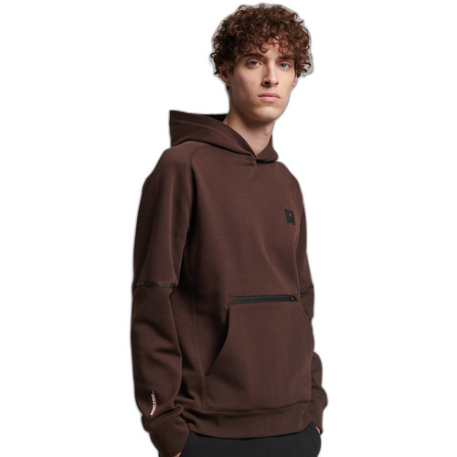 Textiel Heren Sweaters / Sweatshirts Superdry Sweatshirt à capuche  Tech Bruin