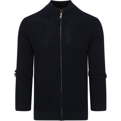 Textiel Heren Sweaters / Sweatshirts Suitable Vest Wim Navy Blauw