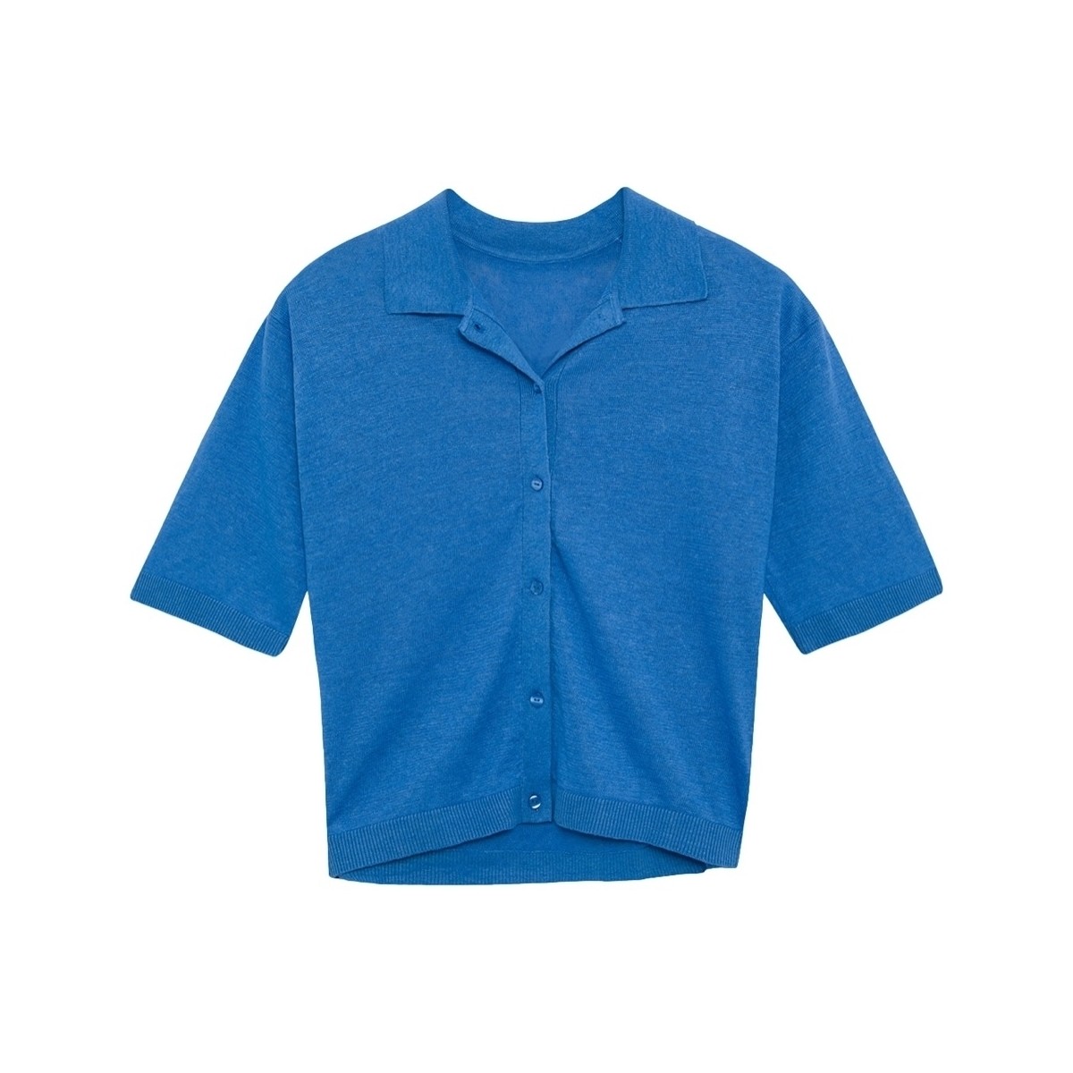 Textiel Dames Tops / Blousjes Ecoalf Juniperalf Shirt - French Blue Blauw